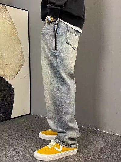 Grey Baggy Jeans
