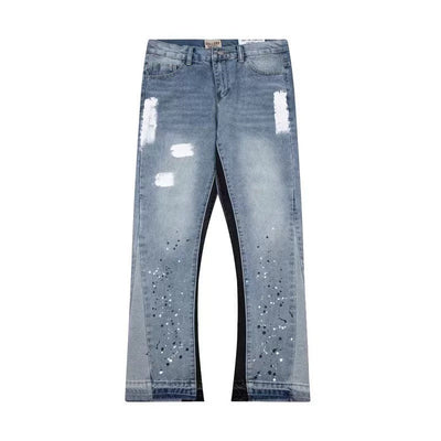 "Paint" Flared Jeans