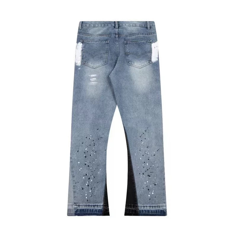 "Paint" Flared Jeans