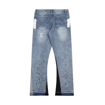 "Paint" Flared Jeans